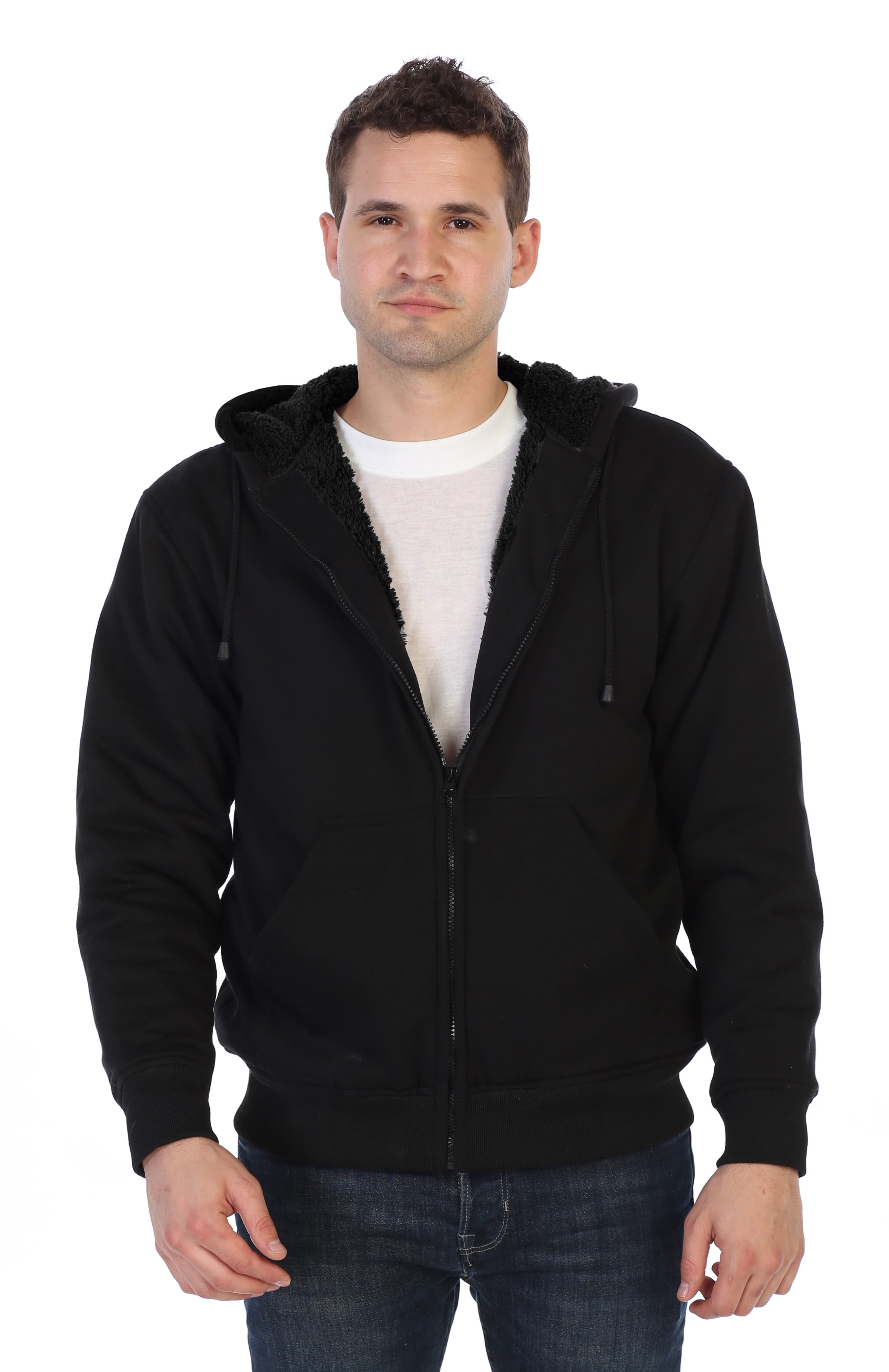 black zip up jacket walmart