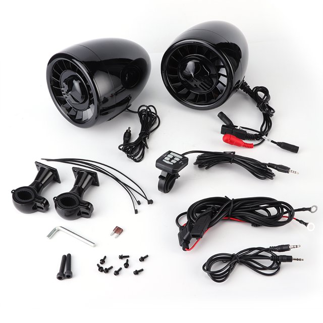 Bluetooth Off-Road Speakers 600W D-class Amplifier 5in Bluetooth Speaker SAE Quick Disconnect Power Cable For Motorcycle ATV UTV ANGGREK Otros Vehículos