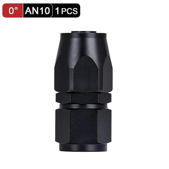1pcs Black AN6 8 10 Straight 45 90 Degree Oil Fuel Swivel Hose Oil Hose End Adapter Kit~2232