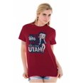 thumbnail image 4 of Vintage Betty Boop Utah State Outline Women's Graphic T Shirt Tees Brisco Brands M, 4 of 6