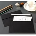 thumbnail image 4 of 100 Pcs A7 Self Seal Envelopes for Wedding, Party,Greeting Cards,Photos, 5.24 x 7.21 Inches(Dark), 4 of 5