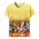 thumbnail image 5 of Camiseta de manga corta suelta con cuello redondo y estampado informal de verano a la moda para mujer Pompotops  hkajfhjk465891, 5 of 5