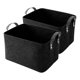 thumbnail image 1 of Cesta De Almacenamiento, Cubos De Fieltro Plegables Con Asas, 1 of 7