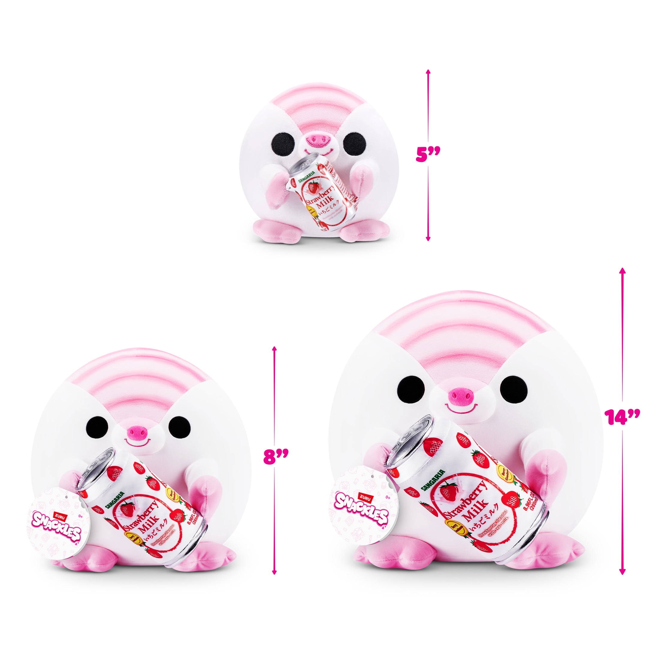 Snackles Licensed Series 3 14-inch Plush (LUCY) by ZURU, Plush with License Snack Brand Accessory