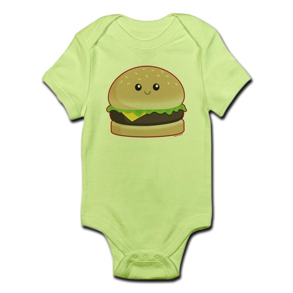 CafePress - Hamburger Infant Bodysuit - Baby Light Bodysuit