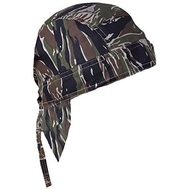 Buy Caps & Hats Tiger Striped Bandana Hunting Doo Rag Camouflage Skull Cap