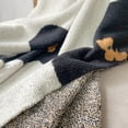 thumbnail image 4 of Manta de girasol de vellón | Funda de sofá cama de poliéster floral blanco suave | Acogedor regalo decorativo de siesta para la oficina en casa | 70x100cm | Ligereza | 1 Pieza, 4 of 7