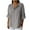 Gray, variant on Gamivast Womens Plus Size Linen Shirts for Women Trendy Roll Up Short Sleeve Shirts Workout Button Down Plus Size Tops Summer Trendy 3/4 Sleeve V Neck Tunic Tops Gray XXXXL Previous