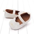 thumbnail image 7 of Huowey Baby Girl Shoes Boy Cute Cat First Walking Shoes Soft Sole Floor Sneakers Fall Winter Warmth Soft Footwear,White,12-18 Months, 7 of 7