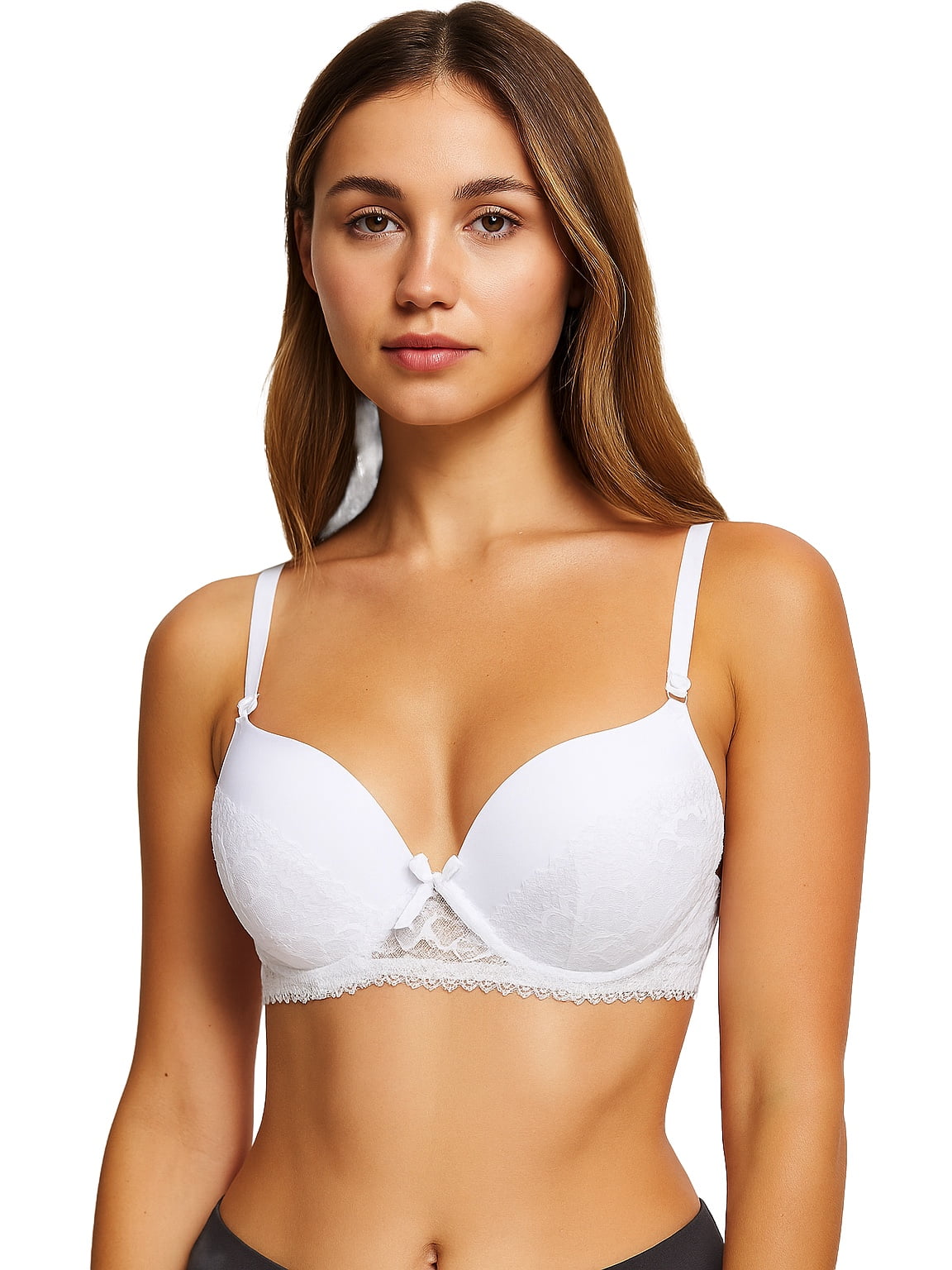 Women Bras 6 Pack of T-shirt Bra B Cup C Cup D Cup DD Cup DDD Cup 36C (A9283)