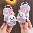 thumbnail image 2 of WAYUTE Girls' Sandals Breathable Lightweight Non Soft Sole Walking Shoes for Toddler Kids Fashion Footwear Summer Outdoor, 2 of 5