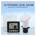 Ultrasonic Tank Liquid Depth Level Meter With Temperature Alarm Water ...