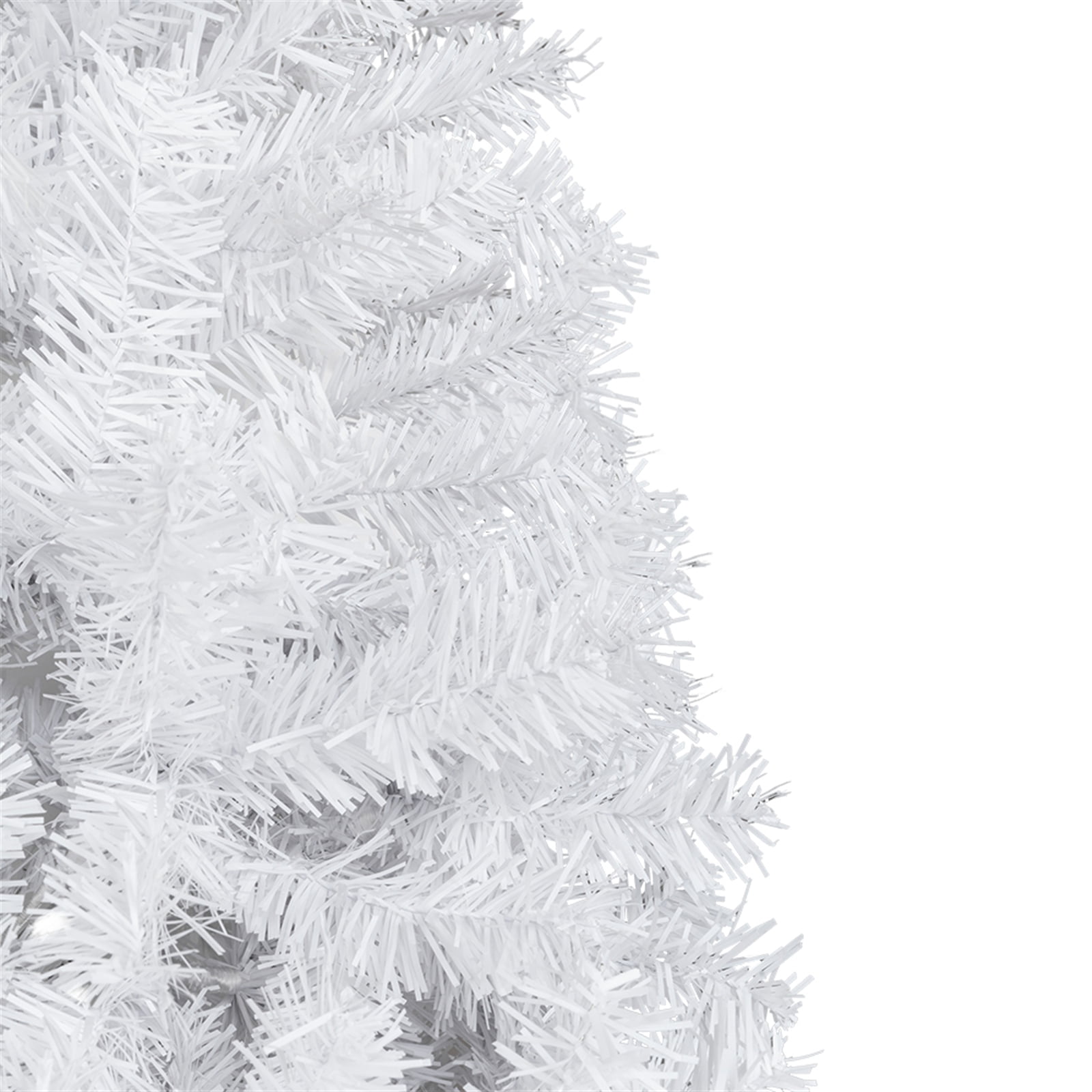 Kepooman 7ft PVC Artificial Christmas Tree with Stand, 950 Branches Xmas Tree for Home Office Party Decor, White Kepooman 7ft PVC Artificial Christmas Tree with Stand, 950 Branches Xmas Tree for Home Office Party Decor, White