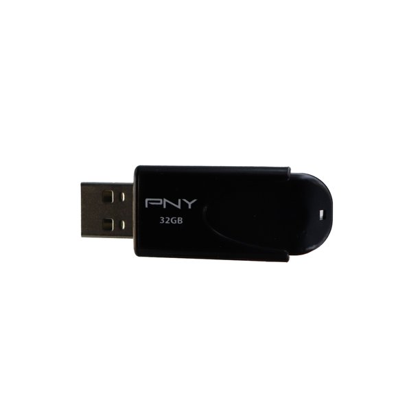 PNY USB 2.0 FLASH DRIVE 32GB Black (Refurbished