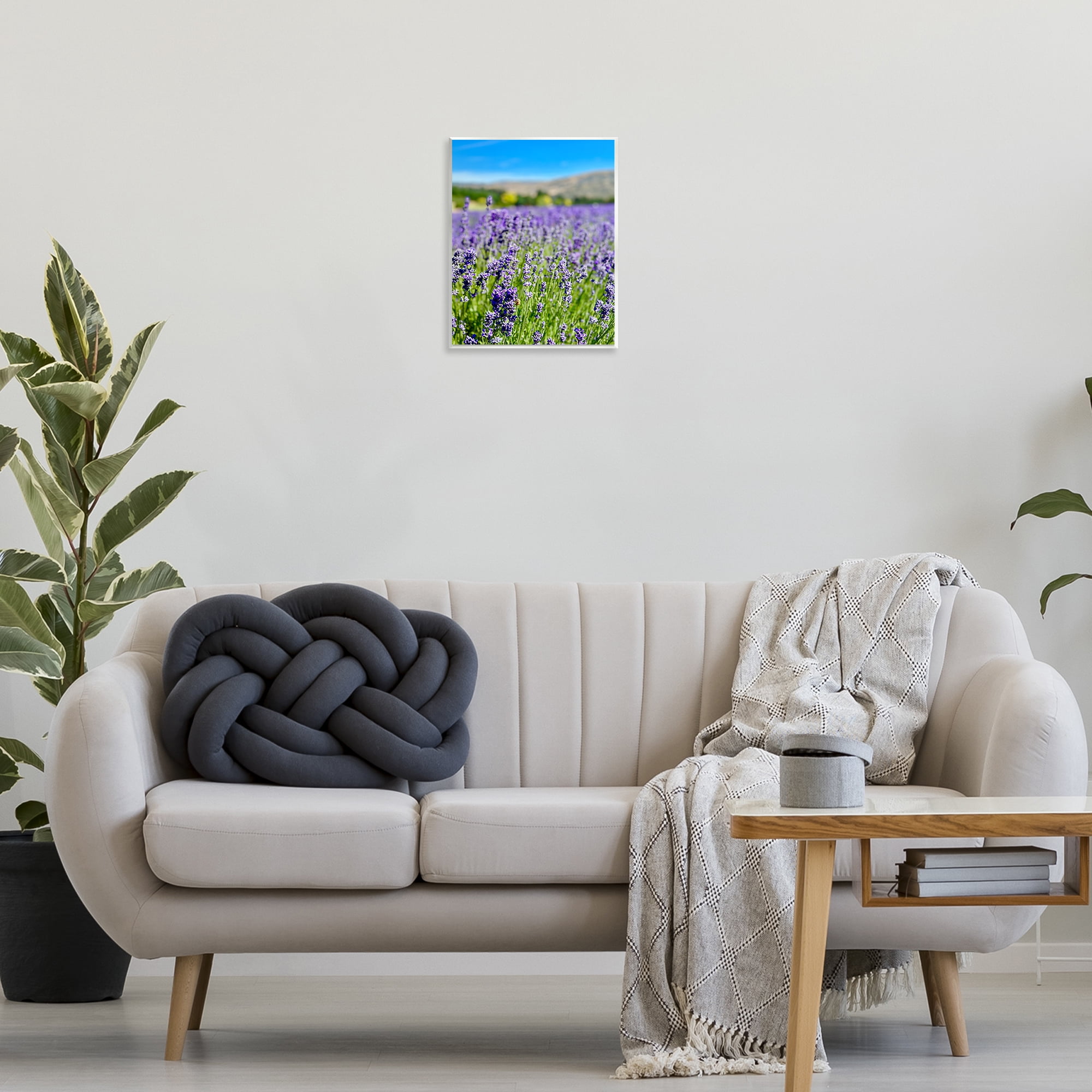Stupell Industries Lavender in the Wind Landscape Photography Unframed Art Print Wall Art, 11 x 14