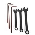 thumbnail image 2 of Straight/Curved Tweezers, Wrenches, Phillips/Flathead Screwdriver, Screws, Brush, Scissors, Kit with Storage Box for Overlocker, 2 of 4