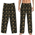 thumbnail image 2 of PISONIC Funny Mens Pajama Pants Lounge Men's Pajama Bottoms Soft Sleep Pants With Pockets Drawstring, 2 of 7