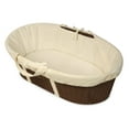 thumbnail image 5 of Badger Basket Wicker-Look Woven Baby Moses Changing Basket - Espresso/Ecru, 5 of 8