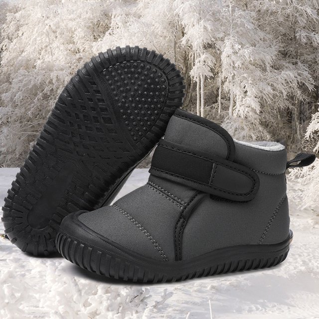 Botas de nieve para niños con forro de piel sintética, botines de invierno al aire libre para niños y niñas Ndcxsfigh Tenis De Mujer Tenis De Hombre