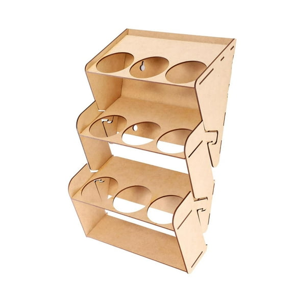 Spray Paint Storage Holder Aerosol Can Organizer Wall Mounted MDF Wood Easy Installation for Shop Workspace Home