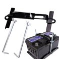 thumbnail image 1 of HUGFEGWE Premium Adjustable Battery Hold Down, Universal Crossbar Battery Hold Down Kit, Universal Adjustable Battery Crossbar with J-Shaped Stabilizing Hook Kit (Bolt Length 11inches / U2536-21463, 1 of 6