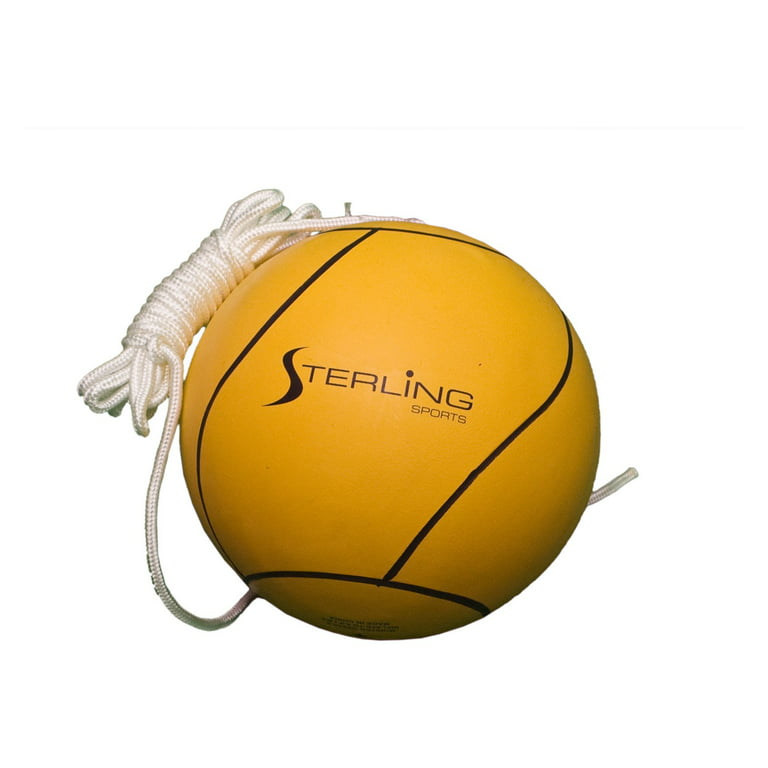 Sterling Sports Full Size Tetherball Ball with Rope, Yellow 