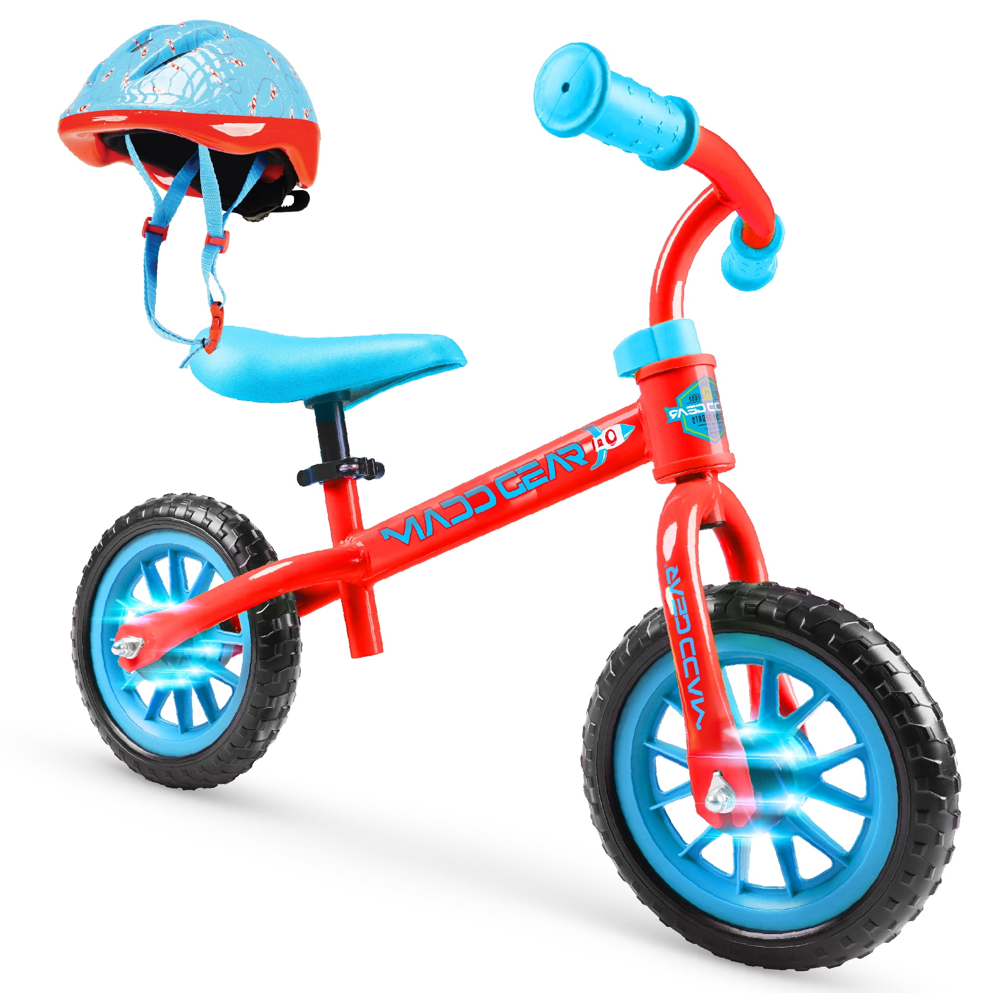 Toddler Balance Bike with Adjustable Helmet – Lightweight No