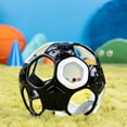 thumbnail image 6 of Bright Starts Grippin’ Goals Rattle Ball – Black & White, 6 of 8