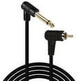 thumbnail image 3 of Premium Gold Covered Rcas Male to 6.35mm Right Angle Sound Cable with Increased Durability for Continuous Transmission, 3 of 8