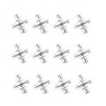 thumbnail image 1 of Wosthever 6 Pair Jean Curtain Button Clasps No Snaps Fastener Sew for Jackets Clothing Tela de costura y artesanía Plata 20 mm, 1 of 1