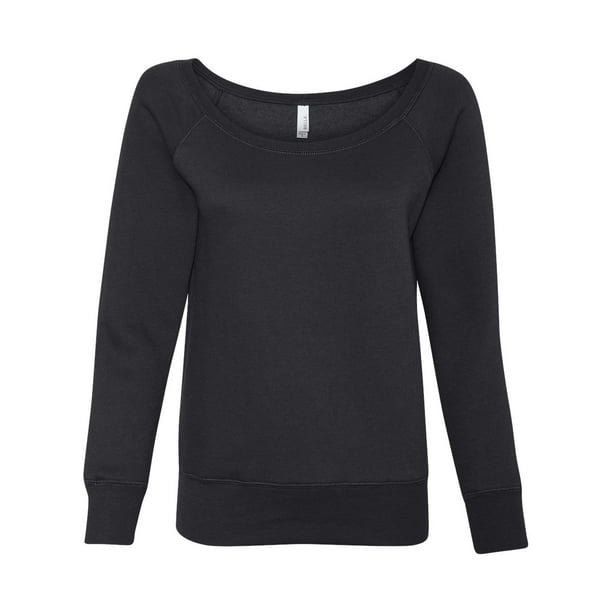 BELLA + CANVAS Women’s Sponge Fleece Wide Neck Sweatshirt 7501 IWPF BELLA + CANVAS Women’s Sponge Fleece Wide Neck Sweatshirt 7501 IWPF
