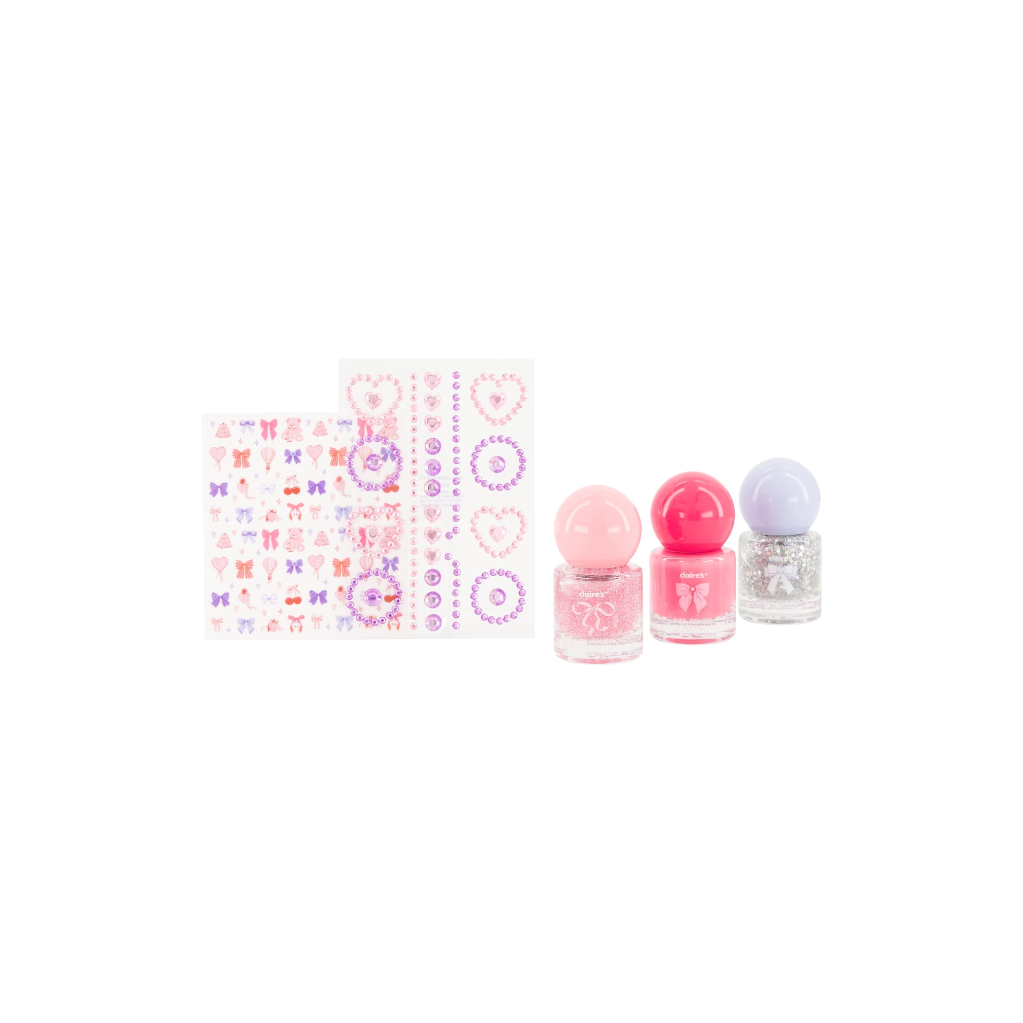 Claire's Nail Polish Kit - 5 pcs