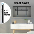 thumbnail image 3 of ELG Fixed TV Wall Mount Bracket for 32–86 in TVs, Heavy-Duty Steel, Slim Low-Profile, VESA 600x400, Supports up to 110 lb, 3 of 10