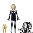 thumbnail image 2 of Nuevos monos de juego de rol para niños de B-Beetlejuice 2 + trajes de peluca, disfraz de niño, disfraz de BOB Astrid, ropa divertida para fiesta de Halloween para niña, 2 of 4