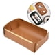 thumbnail image 4 of Bandeja de tocador de material cuero Almacenamiento en la Misceláneas de de Caja de la cartera de llaves Estante Estantería Organizador - marrón BLESIY Caja de almacenamiento de escritorio, 4 of 8