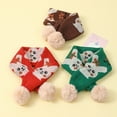 thumbnail image 7 of Women's Neckerchief Children Cartoon Snowman Santa Shawl Wrap Scarf Cartoon Pendant Bib Scarf Thermal Scarf, Women's Accessories Neckerchief, 7 of 7