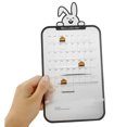 thumbnail image 1 of Monthly Desktop Calendar Multifunctional Cute Maunal DIY Acrylic Transparent Perpetual Calendar with Cartoon Stickers Rabbit, 1 of 5