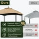 thumbnail image 4 of Toldo de repuesto para gazebo ABCCANOPY para Lowe's Allen Roth, 4 of 6