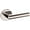 Nickel, variant on Baldwin 5173260LDM 5173 Left Handed Non-Turning One-Sided Dummy Door Lever - Chrome