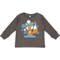 thumbnail image 3 of Inktastic Happy Hanukkah with Fox and Snowflakes Boys or Girls Long Sleeve Toddler T-Shirt, 3 of 5