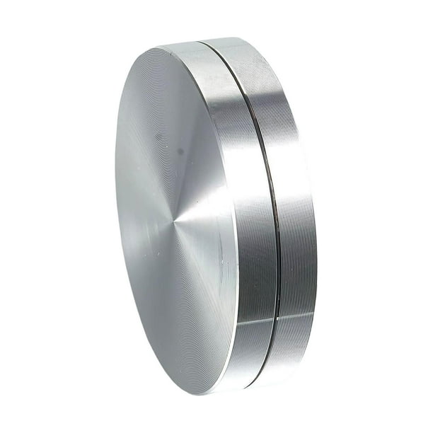 Placa Giratoria De Metal Para Plato Giratorio, Mesa De Cristal, Soporte Para Decoración De Pasteles, 8cm X 1,6 Cm SM SunniMix Cojinete de plato giratorio