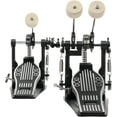 thumbnail image 2 of QRKD Double Bass Drum Pedals, Double Chain Drum Step on Hammer for Drum Set and Electronic Drums, Black, 2 of 7