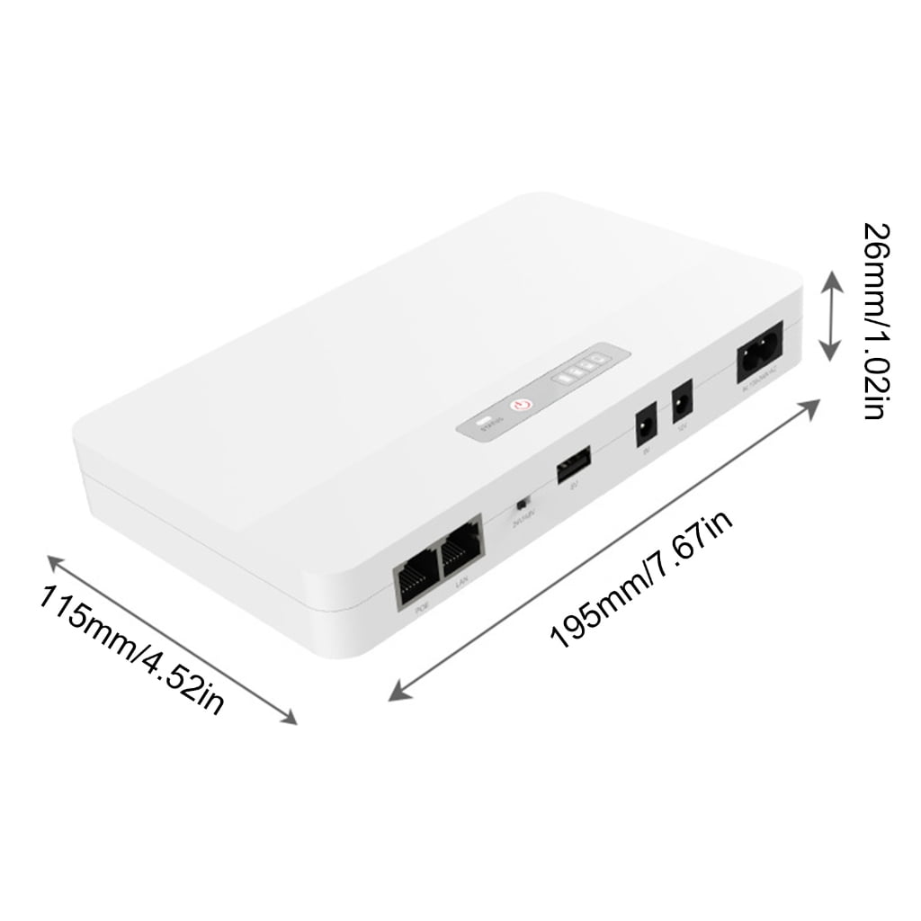 Reliable UPS 10400mAh Power Backup for Surveillances Systems Networking Device