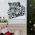 thumbnail image 5 of Snow Leopard Pointillism - Canvas, 5 of 10