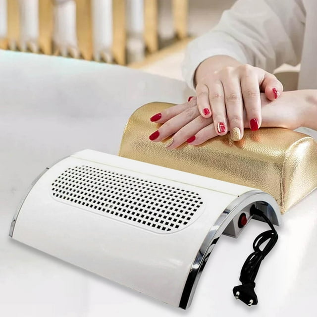 Máquina recolectora de polvo de uñas, aspiradora, ventilador de vacío para uñas, potente extractor de vacío para uñas acrílicas, limpiador de polvo de