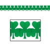 Club Pack of 12 St. Patrick's Day Irish Shamrock Garland Party Decorations 12'