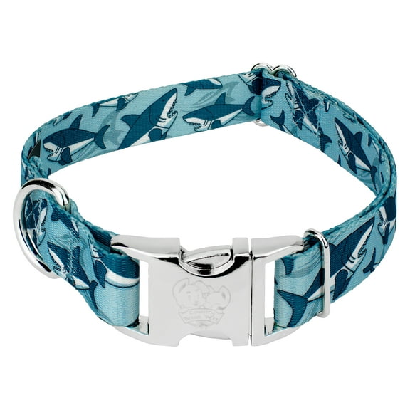 Country Brook Petz® Premium Sharks Dog Collar, Small