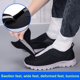 thumbnail image 3 of Deporte Con Zapatos Ortopédicos Sin Cordones Anchos para Hombres Diabéticos Cierre Ajustable Absorción Impactos Fascitis Plantar, 3 of 9
