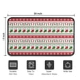 thumbnail image 5 of Red Christmas Stocking and Snowflake Pattern Door Rugs,Washable Non Slip Door Mats Indoor,Decorative Door Mats,Entry Mat Indoor for Entrance,Bedroom,Kitchen,Bathroom,30"x17", 5 of 6