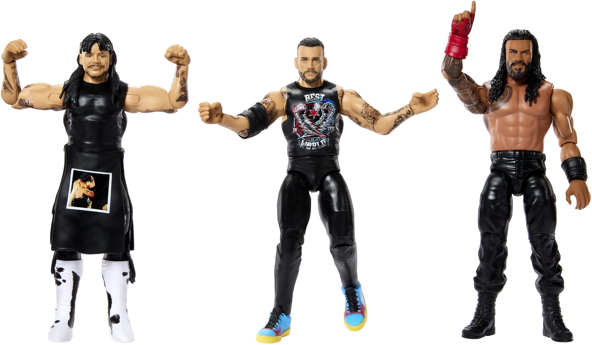 Mattel, WWE Elite Collection Smack Down Action Figures 4 Pack 2024